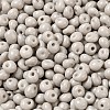 6/0 Opaque Baking Paint Glass Seed Beads SEED-M012-02A-10-3
