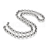 Non-Tarnish 304 Stainless Steel Cable Chains CHS-F014-01P-2