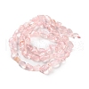 Natural Rose Quartz Beads Strands G-P497-01C-61-3