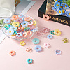Beadthoven 120Pcs 15 Style Transparent & Opaque Acrylic Bead Frames OACR-BT0001-03-6