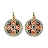 Brass Micro Pave Cubic Zirconia Pendants KK-E068-VF290-2