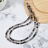 SUPERFINDINGS 2 Strands Natural Dragon Veins Agate Bead Strands G-FH0002-36B-5