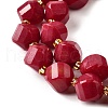 Natural Quartz Dyed Beads Strands G-U023-A02-07-4