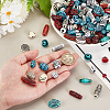   170Pcs Opaque Acrylic Beads MACR-PH0001-83-3