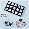 Plastic Diamond Storage Boxes Set CON-WH0092-69-5