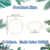 40Pcs 2 Colors 316 Surgical Stainless Steel Wine Glass Charms Rings STAS-LP0001-07-2