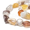 Natural Botswana Agate Beads Strands G-G018-26-2