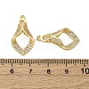 Brass Micro Pave Cubic Zirconia Pendants KK-F897-01G-3