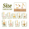 Craftdady 9Pcs 9 Style Alloy Enamel Pendant Decoration HJEW-CD0001-01-4
