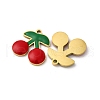 Fruit Seris 304 Stainless Steel Enamel Charms STAS-U060-03G-13-2