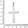 304 Stainless Steel Pendants STAS-G346-37P-3