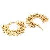 304 Stainless Steel Hollow Sun Hoop Earrings EJEW-P248-07G-3