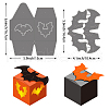 Halloween Box Carbon Steel Cutting Dies Stencils DIY-WH0309-1235-2