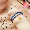 Olycraft 1 Strand Natural Lapis Lazuli Beads Strands G-OC0005-49-5