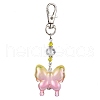 Acrylic Butterfly Pendants Decorations HJEW-JM01595-02-1