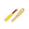 Alloy Enamel Pendants ENAM-V001-01I-G-2