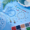 24 Colors Electroplate Glass Beads EGLA-PH0003-12-2