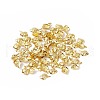 (Defective Closeout Sale: Oxidation) Brass Metallic Nail Cabochons MRMJ-XCP0001-38G-1
