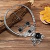 Elephant Alloy Resin Pendant Necklaces & Dangle Earrings Sets FS-WG854C5-01-2