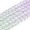 Transparent Glass Beads Strands GLAA-E036-07V-2