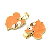 Ion Plating(IP) 304 Stainless Steel Manual Polishing Charms STAS-C075-21G-2