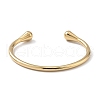 Ion Plating(IP) 304 Stainless Steel Cuff Bangles for Women BJEW-Z078-12G-3