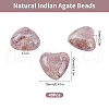 SUNNYCLUE Natural Indian Agate Beads Strands G-SC0002-09I-2