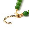 Leaf Alloy Enamel Pendant Necklaces for Women NJEW-JN05350-02-5