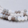 Faceted Glass Beads Strands GLAA-F106-B-F13-3