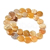 Natural Yellow Botswana Agate Beads Strands G-F790-H04-04-3