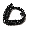 Natural Black Tourmaline Beads Strands G-C109-A10-02-3