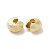Brass Crimp Beads Covers FIND-Z039-07C-G-1