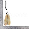Natural Flower Amazonite Pendants G-Q176-01A-02-3