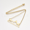 201 Stainless Steel Pendant Necklaces NJEW-T009-JN104-2-40-2