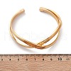 Brass Cuff Bangles for Women BJEW-F482-09G-5