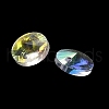 100Pcs Transparent Glass Pendnats EGLA-D030-18A-2