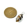 Natural Mixed Stone Double Terminal Pointed Pendants PALLOY-JF02802-02-2