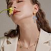 Unicraftale PVD Vacuum Plating Stainless Steel Stud Earring Findings STAS-UN0020-07-6