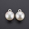 Electroplated ABS Plastic Imitation Pearl Pendants X-KY-T023-004-2