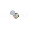 Acrylic Micro Pave Cubic Zirconia Labrets Piercing Jewely for Women Men WG00568-55-1