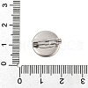 304 Stainless Steel Brooch Cabochon Settings STAS-E547-08A-P-4