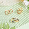 925 Sterling Silver Snake Wrap Stud Earrings with Cubic Zirconia for Women JE959A-2