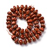 Natural Red Jaseper Beads Strands G-RM250109-A8-4