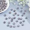 ARRICRAFT Natural Map Stone Beads Strands G-AR0002-67-3