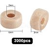 Olycraft 3000Pcs Column Natural Wood Beads WOOD-OC0002-09-LF-2