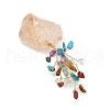 Natural Mixed Gemstone Chips Tree of Life Display Decorations AJEW-JD00015-02-4