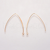 Brass Earring Hooks KK-TAC0002-13G-1