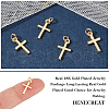 BENECREAT 16Pcs Brass Pendants KK-BC0013-79-4