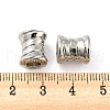 Rack Plating Alloy European Beads PALLOY-Z022-20P-3