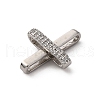 Brass Micro Pave Cubic Zirconia Pendants KK-Q070-01E-P-2